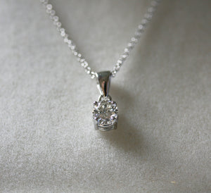 diamond .0.40 ct pendant
