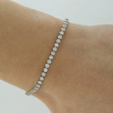 3.00 ct diamond tennis bracelet 18ct gold