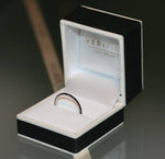 black diamond half eternity ring 18ct white gold