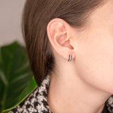 3-row Pavé Set Earrings