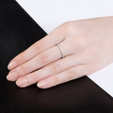bague d’éternité à tour complet en platine