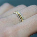 diamond full eternity ring 18ct yellow gold