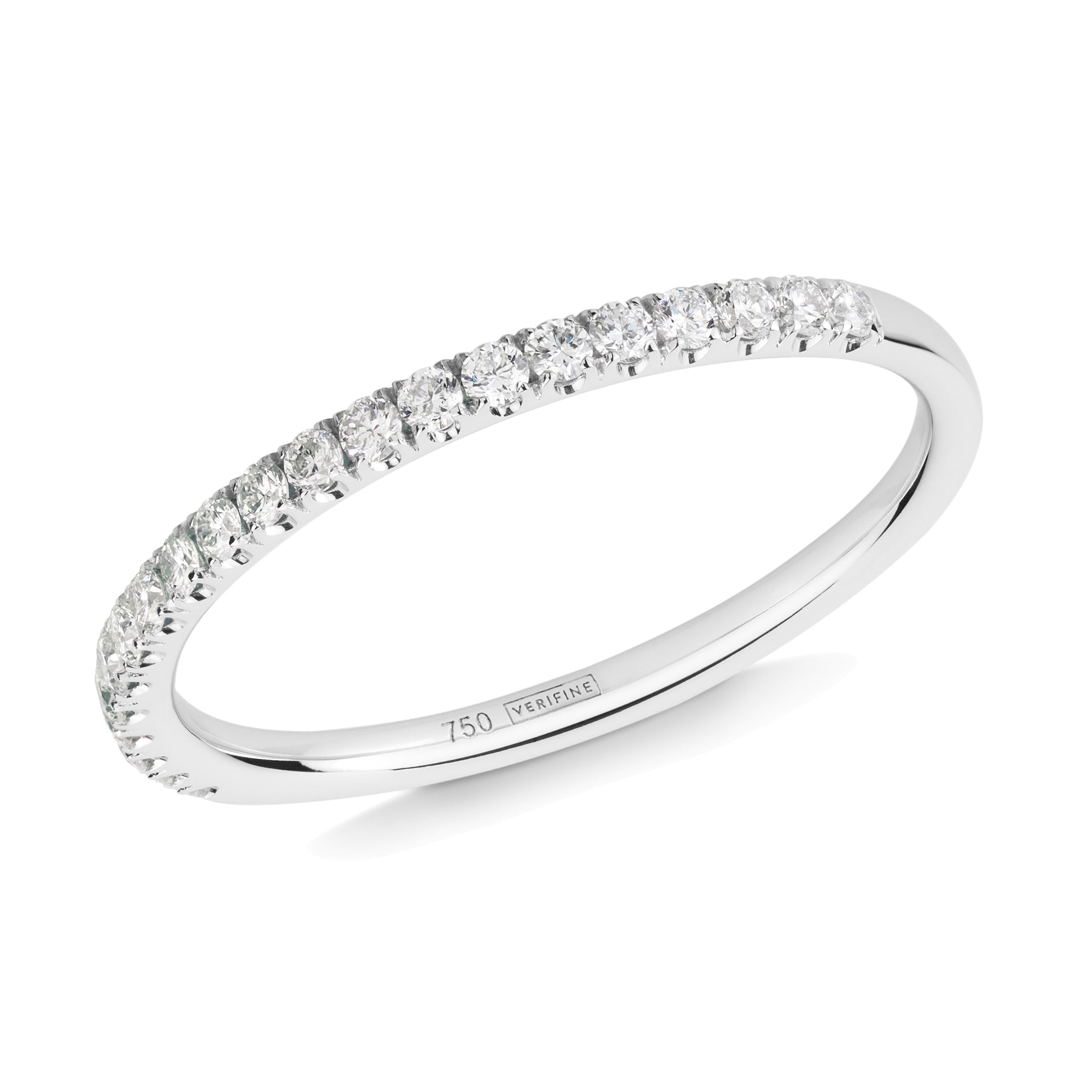 diamond half eternity ring 18ct white gold
