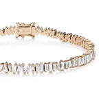 4.0 ct baguette diamond 'fantasy' bracelet 18ct gold