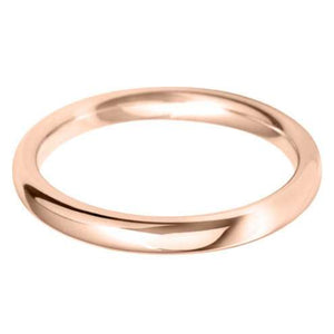medium court 2.5mm wedding ring
