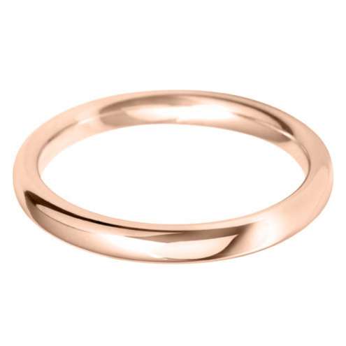 light court 2.5mm wedding ring