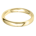 medium court 3.0mm wedding ring