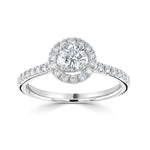 diamond engagement ring platinum